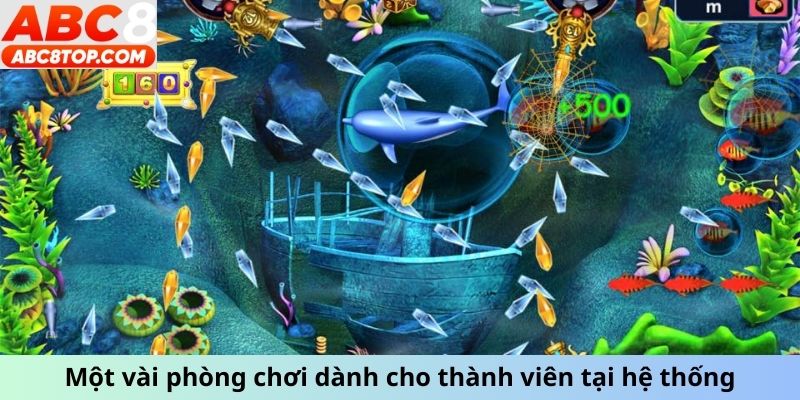 Một vài phòng chơi dành cho thành viên tại hệ thống